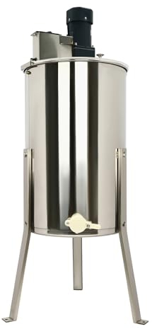 140W Elektrische Honigschleuder,Edelstahl Imkerei Schleuder,Abscheider Honigschleuder Professional Honey Honig Extractor für Hobbyimker Imker Bienenzucht Honigschleifmaschine (2/4 Rähmchen)