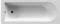 Balterley 1700 x 750mm Round Shower Bath, Straight Single Ended Gloss White Soaking Shower Bath, Acrylic Baths for Bathrooms, Round End, Adjustable Leg Set, Soaking Bathtub (White)