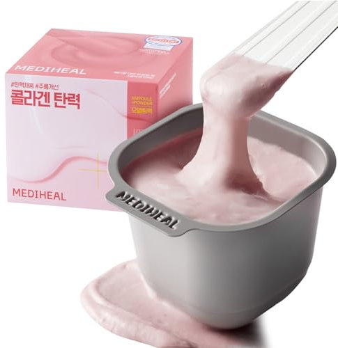 Mediheal Collagen Derma Modeling Pack Masque Hydratant Jelly Visage Kit DIY Home Spa