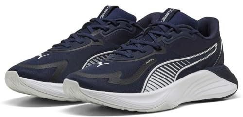 PUMA Unisex PWR HYBRID TR Crosstrainer, Navy White-Feather Gray, 38 EU