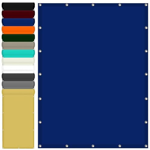 Toile D Ombrage Toile Pergola 3 x 5 m UV Protection avec Oeillets Tissu Polyester Multi Couleur et Taille Toiles D'ombrages pour Piscine Voitures Camping Patio, Bleu Foncé