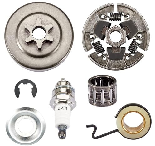 CarBole 3/8 Ruota Dentata Frizione,Pignone e Frizione Kit,Tamburo Frizione Pignone,per Motoseghe Stihl 017 018 MS170 MS180 021 023 025 MS210 MS230 MS250