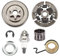 CarBole 3/8 Ruota Dentata Frizione,Pignone e Frizione Kit,Tamburo Frizione Pignone,per Motoseghe Stihl 017 018 MS170 MS180 021 023 025 MS210 MS230 MS250