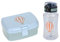 LÄSSIG Brotdose & Trinkflasche Set - Lunch Set mit Lunchbox und Trinkflasche (460 ml)/Tiny Drivers Balloon
