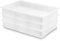 EASYROSE 3 Packs Pizza Dough Proofing Box Stackable 60 x 40x 9.5cm Pizza Dough Box with Lid, Plastic Proofing Tray, Dishwasher Safe (3 Boxes + 1 Lid)