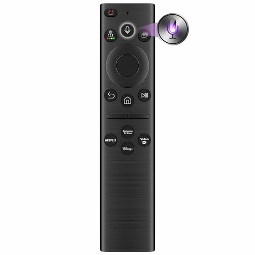 Télécommande vocale universelle pour téléviseurs intelligents (2019-2025) – Remplacement Bluetooth avec recherche vocale et contrôle longue portée, compatible avec les modèles de la série Samsung BN59