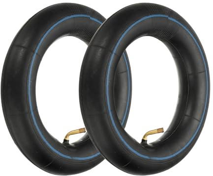 PATIKIL 10x2.50 Butyl Inner Tube, 2 Pack Thicker Butyl Rubber Tire Tube with 45° Bent Valve Stem for 10 Inch Electric Scooters and Mini Bikes Inner Tube Replacement