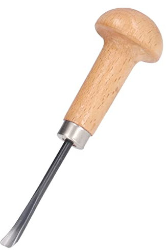 Wood Carving Chisel, Incisive Vane/Wing Straight Gouge, Beech + Steel Material, Premium Handle, Portable and Lightweight, Crafted with Convenient Storage and Carrying, Versatile for