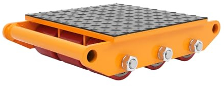 Panzerrollen 15T Maschinen Moving Skate Einfache Lagerung Industriemaschinenbeweger mit 9 Rollen, Cargo Mover Maschinenmovier für Verteilung, Transport großer, Schwerer Gegenstände