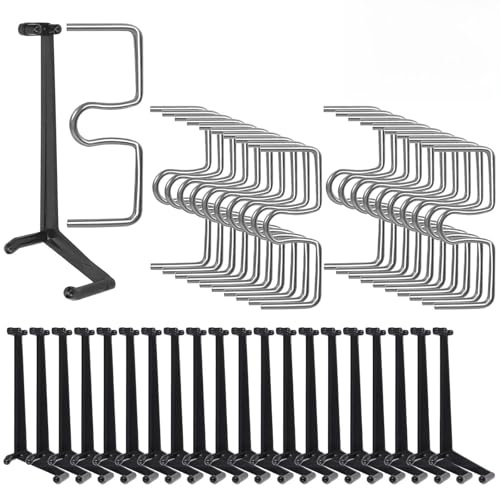 LZPLJLWS Baumstütze Set 40 Stück Kunststoff und Metall M-Form, 12x10,7x4,7 cm, für Obstbaumzweige Garten Obstplantage
