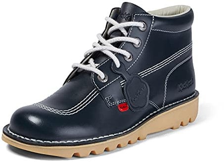 Kickers Uomo Kick Hi Core Marina/Natural Cuoio Stivali-UK 9
