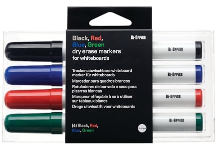 Bi-Office PE1306 Whiteboardmarker Bi-Office Packung, 4-farbig