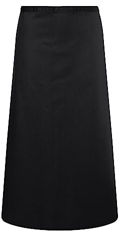 Karlowsky BSS 3 PASSION Bistroschürze IBIZA, 65% Polyester/35% Baumwolle, Schwarz, Einheitsgröße