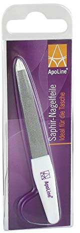 APOLINE Nagelfeile Saphir 10 cm verchromt 1 St