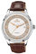 Dugena Herren-Armbanduhr Epsilon Automatik, Automatikuhrwerk, Edelstahlgehäuse, Saphirglas, Lederarmband, Dornschließe, 5 bar (braun)