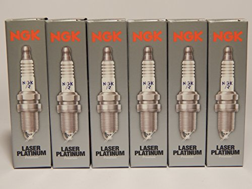 NGK PLKR7A Laser Platinum Zündkerzen, 4288, Nickelkernspitze, Standard 0,03 cm, 6 Stück