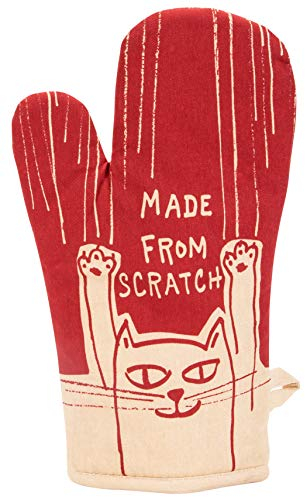 Blue Q Made From Scratch Oven Mitt by . Super-insulated quilting, natural-fitting shape, 100% cotton.