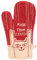 Blue Q Made From Scratch Oven Mitt by . Super-insulated quilting, natural-fitting shape, 100% cotton.