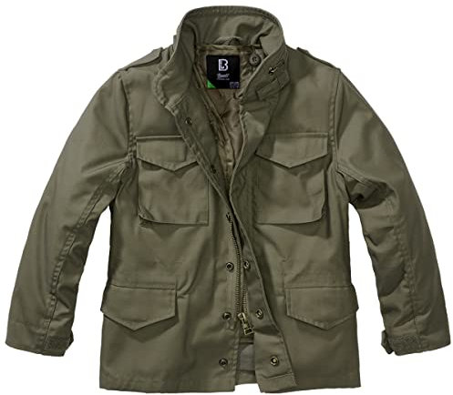Brandit Kids M65 Classic Jacket, Unisex Kids, olive, 122/128