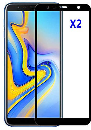 Kepuch Paquet de 2 Verre Trempé Protecteur d'écran pour Samsung Galaxy J6 Plus