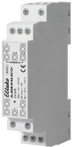 Eltako DALI-LED-Dimmer 16A RGB DL-RGB-R16A-DC12+
