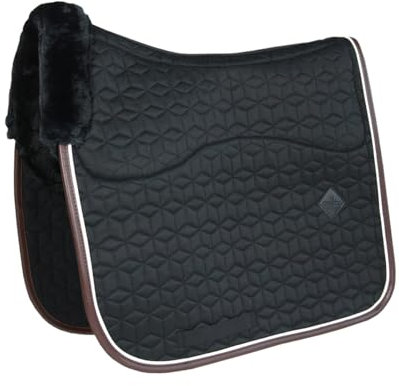 Tapis de selle FULL - Blanc - Laine vegan - Saut d'obstacles