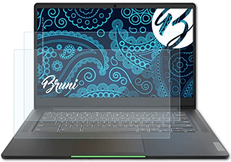 Bruni Screen Protector compatible with Lenovo IdeaPad 5i Chromebook Gen 6 14 inch Protector Film, crystal clear Protective Film (2X)