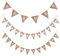 SUNNEY 3 Stück hochzeitsdeko Wimpelkette Girlande, Just Married Girlande hochzeitsdeko Vintage Herz Hessischen Girlande Mr Mrs Jute Bunting Banner für Hochzeit Braut Verlobung Dekoration
