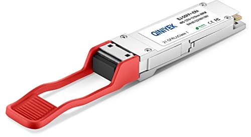 QINIYEK 40GBASE-ER4 QSFP+ Modul LC SingleMode Transceiver, 40G QSFP+ Transceiver-Modul, kompatibel mit Juniper QSFP-40G-ER4 (SMF, 1310 nm, 40 km, DDM)