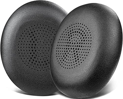 SOULWIT Ersatz Ohrpolster für Jabra Evolve2 65 (65MS 65UC USB)/Evolve2 40 (40UC 40MS USB)/Elite 45h On-Ear Wireless Headset, Ersatzpolster mit weicherem Protein-Leder