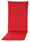 Pillows24 - Hochlehner Auflagen 2er Set 120x50x8 cm | Bequeme & Wetterfeste Gartenstuhlauflagen | Polster Sitzkissen für Klappsessel & Gartenmöbel | Extra Dicke Sitzauflagen | Made in EU | Rot
