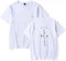 T Shirt Girocollo Manica Corta Hip Hop Rap di Travis Scott, Felpa Allentata Casual Moda Uomo Donna Nera Oversize (S,White)