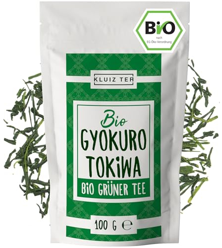 KLUIZ Bio Gyokuro Tokiwa - First Flush Handgeerntet - Japanischer Grüner Tee I 100 Gramm I Organic Green Tea