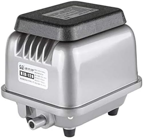Pompe À Air D'aquarium, Compresseur d'air Électromagnétique pour Aquarium Koi Fish Hydroponique Étang Aérateurs De Fosse Septique,HJB120,Picturesque234