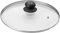 AL-FAHMI Tempered Glass Lid Designed to Fit All Saucepans Frying Pans Dishes Universal Glass Lid Different Sizes (20CM)