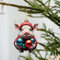 Schwein Weihnachtsschmuck, 2D Acryl Weihnachtsbaumschmuck, Weihnachtsbaum Dekorationen, Schwein Anhänger Weihnachts Deko, Weihnachtsanhänger, Christbaumschmuck für Auto