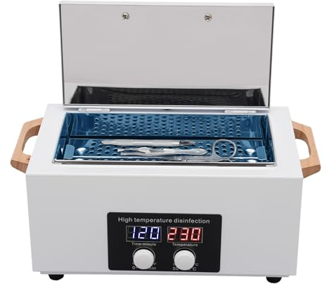 Hochtemperatur-Sterilisator,Heißluftsterilisator Desinfektion 50～230℃ Sterilisator für instrumente mit Timer für Kosmetik, Fusspflegestudios, Friseursalon 36 * 20.7 * 19cm