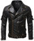 Sunnyuk Giacca Uomo Giacche Moto Biker Sportiva Chiodo Slim Fit Leggera Giubbotto Moto Pelle Con Protezioni Giacca Moto Elegante Metal Giubbino Rinfrescante Vintage
