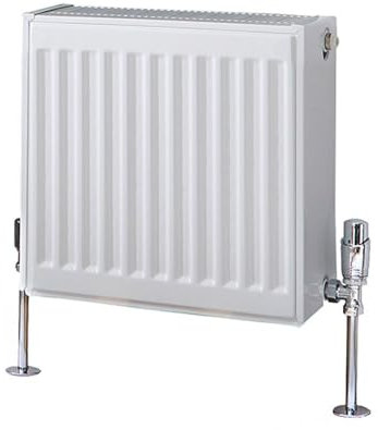 Milano Compact White Type 33 Horizontal Triple Panel Convector Radiator - 400mm x 400mm