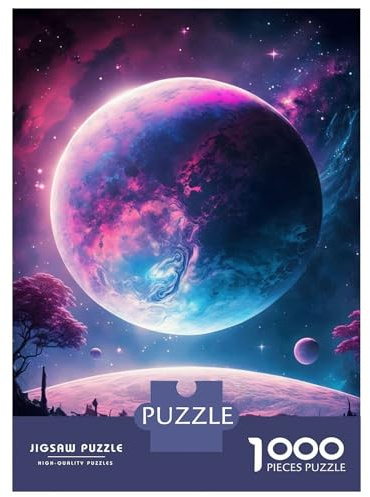 Jigsaw Puzzle 1000 Piece for Teenagers Planet Earth Puzzles for Adults Brain Teaser Game Analysis And Logic Help The Brain Exercise 52x38cm/1000pcs