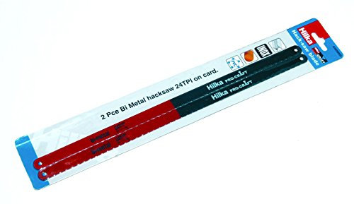 Hilka 43909002 Pro Craft 24 TPI Bi Metal Hacksaw Blade, Set of 2 Pieces