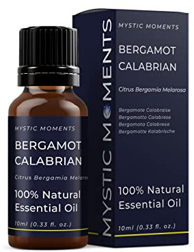 Mystic Moments | Olio essenziale calabrese bergamotto 10 ml - olio naturale per diffusori, aromaterapia e massaggio miscele senza OGM vegano