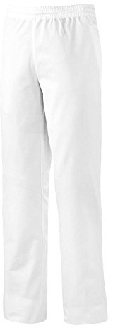 BP 1645-400-21-3XLs Unisex-Hose, mit Gummizug in der Taille, 215,00 g/m² Stoffmischung, weiß, 3XLs