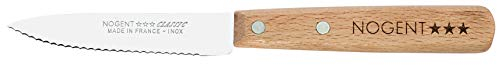 NOGENT COUTEAU D'OFFICE 9cm CLASSIC BOIS HÊTRE - CRANTEE 3mm 22410K
