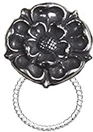 ww67 Tudor Rose Brosche aus englischem Zinn für Brillen, Stifte, Ausweise, Schmuck