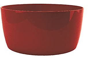 VASO A CIOTOLA NICOLI VERVE ROSSO rubino 6130RU 31.5 x 15h coprivaso
