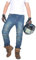 oFzimTo Pantalon Moto Hombre con Protecciones, Elástico Jeans Moto Uomo, Invernale/Estivo, Multicolor Opcional (Blue,XL)