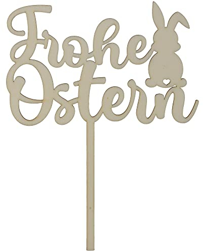 Goodtimes Cake Topper Frohe Ostern aus Holz