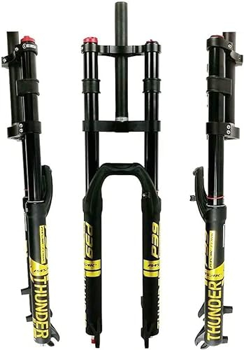 Forcella Discesa, Forcella Anteriore DH Doppia Spalla Ammortizzatore Ad Aria Per Bicicletta Con Smorzamento Freno Disco Corsa 160 Mm Forcelle 9 Mm QR 26/27.5/29'' A,29inch