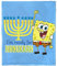 NORTHWEST Nickelodeon's Spongebob Schwammkopf mit seidiger Haptik, Überwurfdecke, 127 x 152,4 cm, I'm Ready for Hanukkah